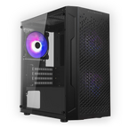 Gabinete Balam Rush ARTIC GI725 Negro 3*Ventiladores RGB sin fuente