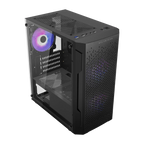 Gabinete Balam Rush ARTIC GI725 Negro 3*Ventiladores RGB sin fuente