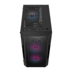 Gabinete Balam Rush ARTIC GI725 Negro 3*Ventiladores RGB sin fuente