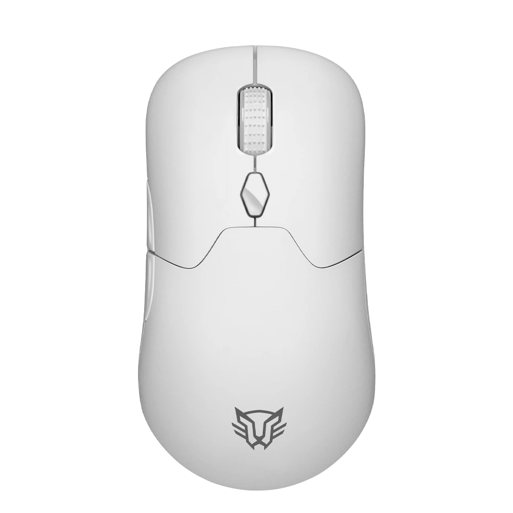 Mouse Balam Rush Speeder Perform MG979 Blanco Inalambrico/Bluetooth Carátulas y Switch intercambiables Recargable Tipo C 600 mAh 5000 DPI