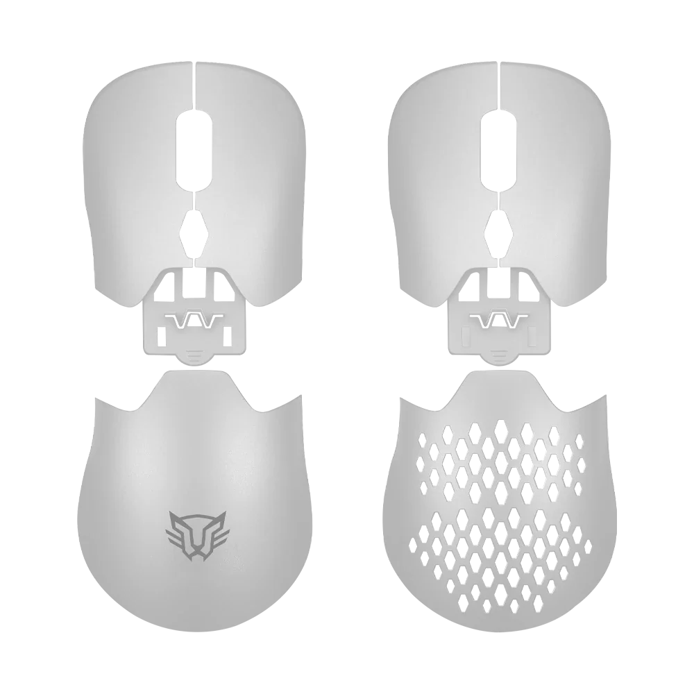 Mouse Balam Rush Speeder Perform MG979 Blanco Inalambrico/Bluetooth Carátulas y Switch intercambiables Recargable Tipo C 600 mAh 5000 DPI