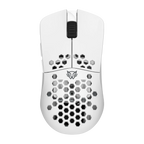 Mouse Balam Rush Speeder Light MG969 Blanco Inalámbrico/Bluetooth Caratula ultra ligera Recargable Tipo C 300mAh 5000DPI Iluminación Led 6 Botones