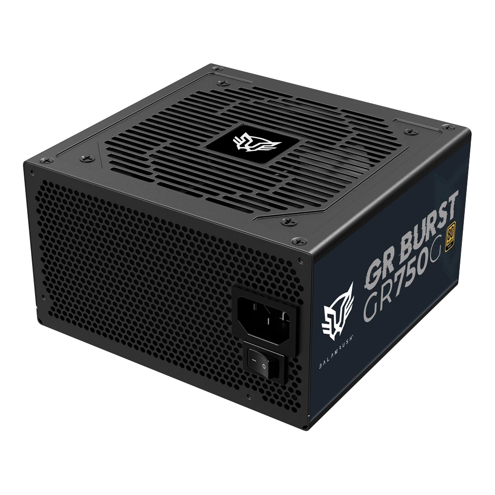 Fuente Balam Rush 750W GR Burst GR750G 80 Plus Gold Full Modular Negro