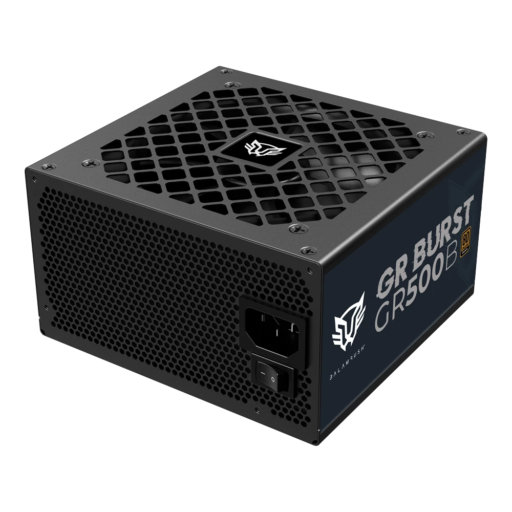 Fuente Balam Rush 500W GR Burst 80 Plus Bronze 20+4Pin ATX BR-937702
