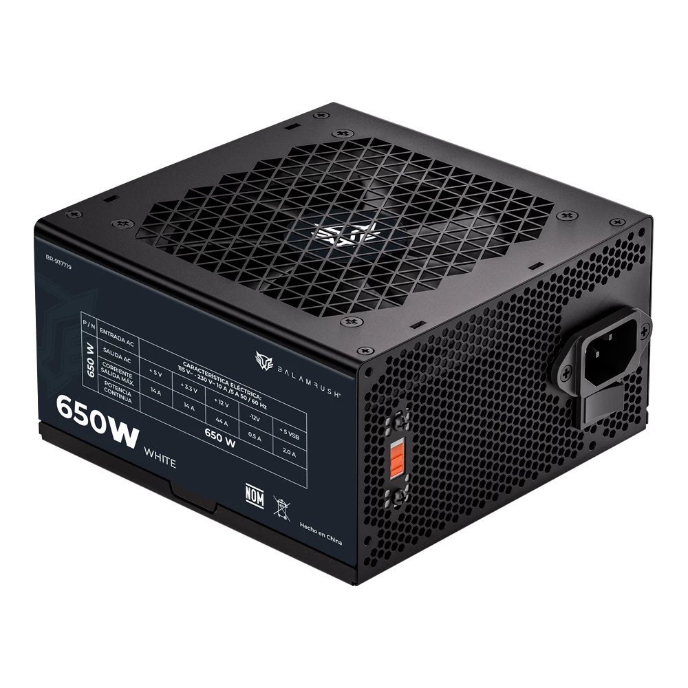Fuente Balam Rush 650W PR Nova 80 Plus 24Pin ATX BR-937719
