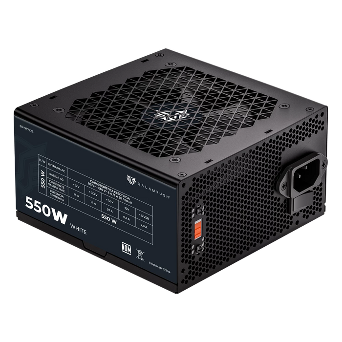 Fuente Balam Rush 550W PR Nova 80 Plus 24Pin ATX BR-937726