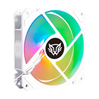 Kit 3 Ventiladores Balam Rush 120mm BlancoEolox Blaze EX70KW ARGB Rainbown 120x120x25mm 1200RPM Hidráulico 12V Incluye Hub 4 Pin + 3 Pin
