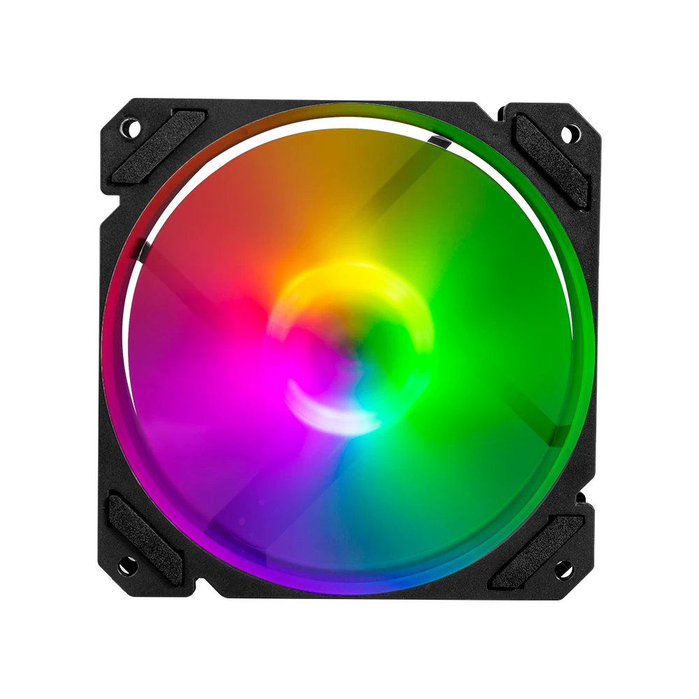 Ventilador Balam Rush 120mm Negro Eolox Blaze EX70 ARGB Rainbown 120x120x25mm 1200RPM Hidráulico 12V