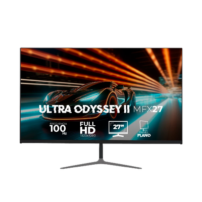 Monitor Balam Rush Ultra Odyssey II MFX27 VA 27 pulg plano Full HD 1MS 100Hz HDMI + DP + 3.5mm Negro