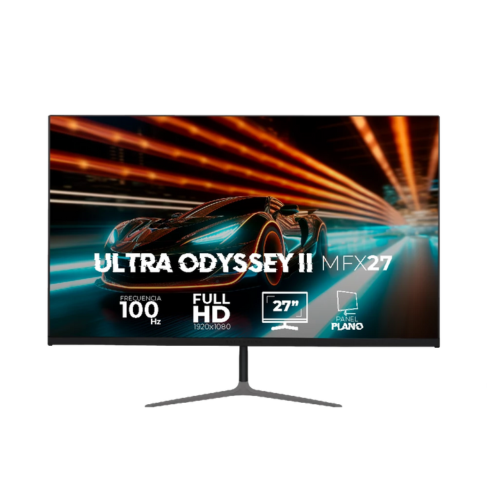 Monitor Balam Rush Ultra Odyssey II MFX27 VA 27 pulg plano Full HD 1MS 100Hz HDMI + DP + 3.5mm Negro