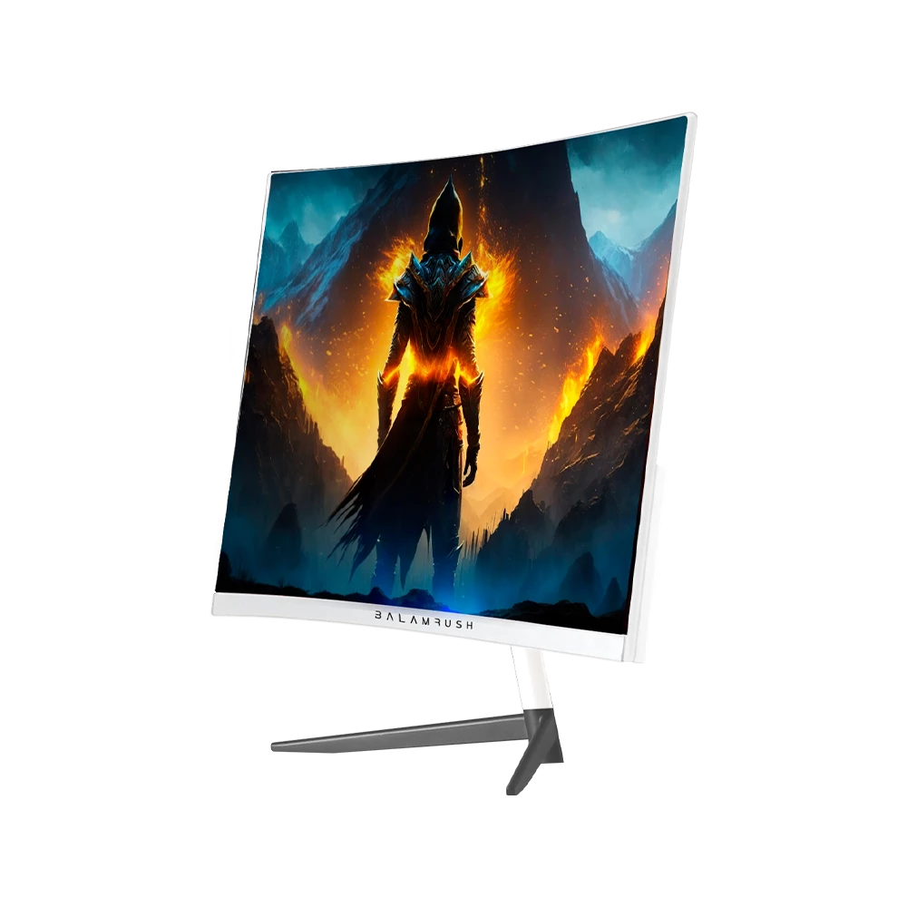 Monitor Balam Rush Ultra Earth II MGX23C VA 23.8 pulg curvo Blanco Full HD 1MS 165Hz HDMI + DP + TYPE-C 15W + 3.5mm