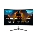 Monitor Balam Rush Ultra Earth II MGX23C VA 23.8 pulg curvo Blanco Full HD 1MS 165Hz HDMI + DP + TYPE-C 15W + 3.5mm