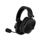 Audifonos Balam Rush Gamer Inalambricos Aeon Expert HS1100 RGB Negro Micro Desmontable Bluetooth 5.3 Dongle 2.4 MHz y Aux