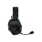 Audifonos Balam Rush Gamer Inalambricos Aeon Expert HS1100 RGB Negro Micro Desmontable Bluetooth 5.3 Dongle 2.4 MHz y Aux