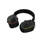 Audifonos Balam Rush Gamer Inalambricos Aeon Expert HS1100 RGB Negro Micro Desmontable Bluetooth 5.3 Dongle 2.4 MHz y Aux