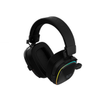 Audifonos Balam Rush Gamer Inalambricos Aeon Expert HS1100 RGB Negro Micro Desmontable Bluetooth 5.3 Dongle 2.4 MHz y Aux