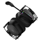 Audifonos Balam Rush Gamer Inalambricos Pilot Pro HS808 RGB Negro Bluetooth 5.3 y Dongle 2.4