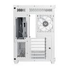 Gabinete Balam Rush Tank Master 9600 TB Media torre blanco cristal sin bordes 4xVentiladores ARGB ATX sin fuente
