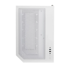 Gabinete Balam Rush Tank Master 9600 TB Media torre blanco cristal sin bordes 4xVentiladores ARGB ATX sin fuente
