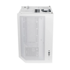 Gabinete Balam Rush Tank Master 9600 TB Media torre blanco cristal sin bordes 4xVentiladores ARGB ATX sin fuente