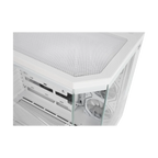 Gabinete Balam Rush Tank Master 9600 TB Media torre blanco cristal sin bordes 4xVentiladores ARGB ATX sin fuente