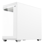 Gabinete Balam Rush Tank Master 9600 TB Media torre blanco cristal sin bordes 4xVentiladores ARGB ATX sin fuente