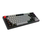 Teclado Gamer Balam Rush Level Pro GK990 Gris-Negro RGB 5 Dispositivos conectados Compatible con Windows / Mac / Android