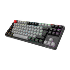 Teclado Gamer Balam Rush Level Pro GK990 Gris-Negro RGB 5 Dispositivos conectados Compatible con Windows / Mac / Android