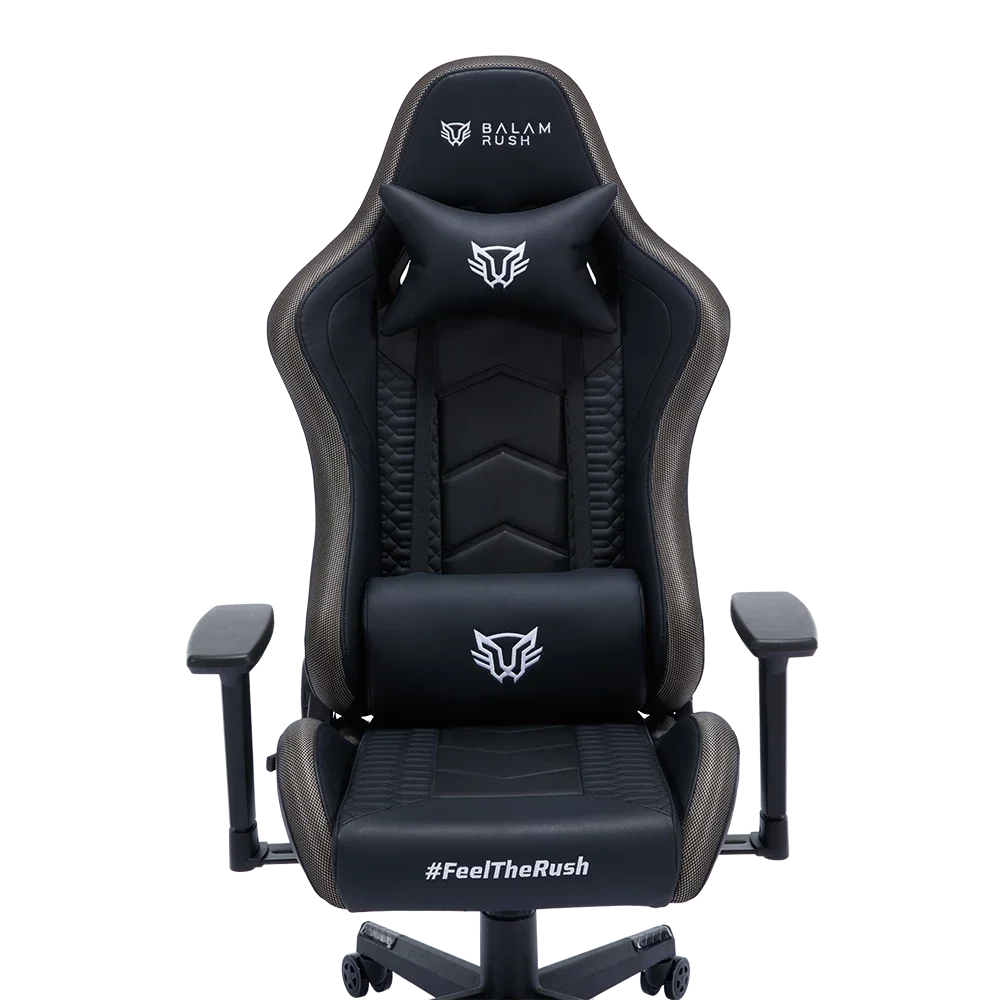 Silla Gamer Balam Rush Lightning Rush V2 RGB Ergonomica Reclinable 135° 150kg Descansa Brazos 3D Negro