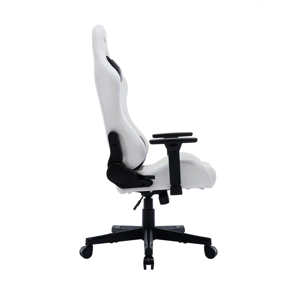 Silla Gamer Balam Rush Lightning Rush V2 RGB Ergonomica Reclinable 135° 150kg Descansa Brazos 3D Blanco