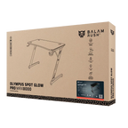 Escritorio Gamer Balam Rush Olympus Spot Glow Pro MRX8000 RGB 120x60x74 incluye accesorios negro