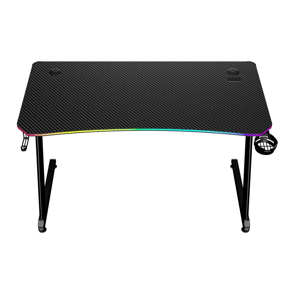Escritorio Gamer Balam Rush Olympus Spot Glow Pro MRX8000 RGB 120x60x74 incluye accesorios negro