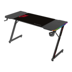 Escritorio Gamer Balam Rush Olympus Spot Glow MRX6000 RGB 140x60x74 incluye accesorios negro