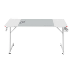 Escritorio Gamer Balam Rush Olympus Spot Glow MRX6000 RGB 140x60x74 incluye accesorios blanco