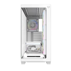 Gabinete Balam Rush Tank Polar 7900 Legend Blanco media torre 5xVentiladores ARGB Cristal templado ATX