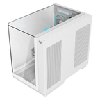 Gabinete Balam Rush Tank Expert Curve 6800 Media torre Blanco cristal 3xVentiladores ATX /Micro ATX/ Mini ITX sin fuente