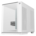 Gabinete Balam Rush Tank Expert Curve 6800 Media torre Blanco cristal 3xVentiladores ATX /Micro ATX/ Mini ITX sin fuente