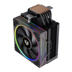 Enfriamiento de Aire Balam Rush Heliux Pro HEX60 Negro 240W ARGB 600-2200 RPM 6 pipas compatible con Intel y AMD