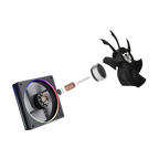 Enfriamiento de Aire Balam Rush Heliux Pro HEX50 Negro 220W 120x78x153mm 600 - 2200 RPM ARGB 4xPipas Compatible con Intel y AMD
