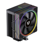 Enfriamiento de Aire Balam Rush Heliux Pro HEX50 Negro 220W 120x78x153mm 600 - 2200 RPM ARGB 4xPipas Compatible con Intel y AMD