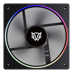 Ventilador Balam Rush Eolox Bora EXB85 Negro ARGB 600-1600 RPM 7 Aspas 120x120x25mm