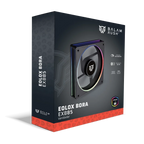 Ventilador Balam Rush Eolox Bora EXB85 Negro ARGB 600-1600 RPM 7 Aspas 120x120x25mm