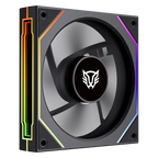 Ventilador Balam Rush Eolox Link EXL95 ARGB Negro 600-1800 RPM 9 Aspas 120x120x25mm
