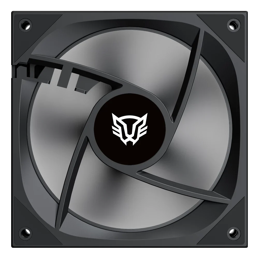 Ventilador Aspas Inversas Balam Rush Eolox Link EXL95R Negro ARGB 600-1800 Rpm 9 Aspas 120x120x25mm