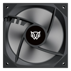 Ventilador Balam Rush Eolox Link EXL95 ARGB Negro 600-1800 RPM 9 Aspas 120x120x25mm