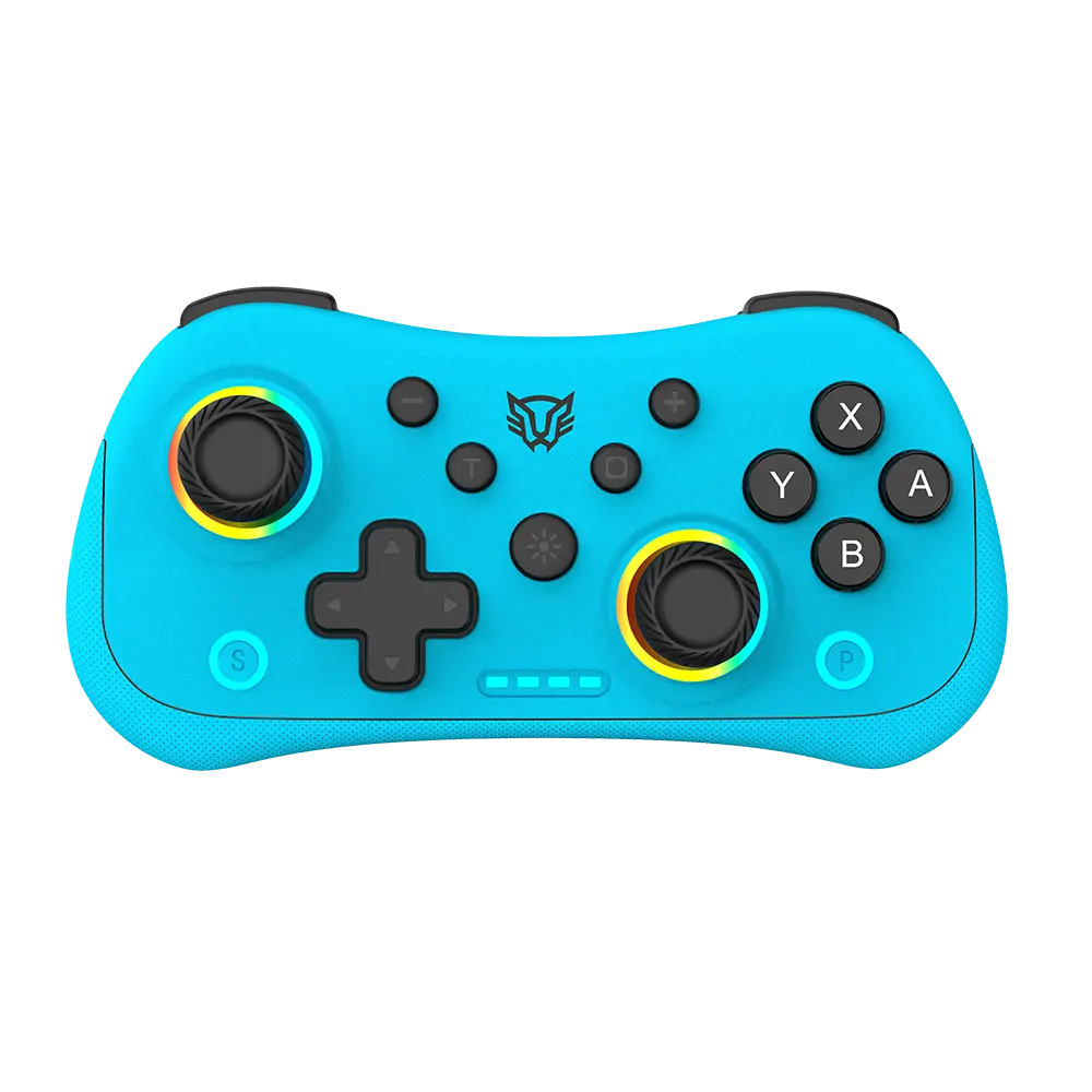 Control Balam Rush Pocket G555 Azender Azul inalambrico Bluetooth Android Nintendo Switch PC iOS RGB