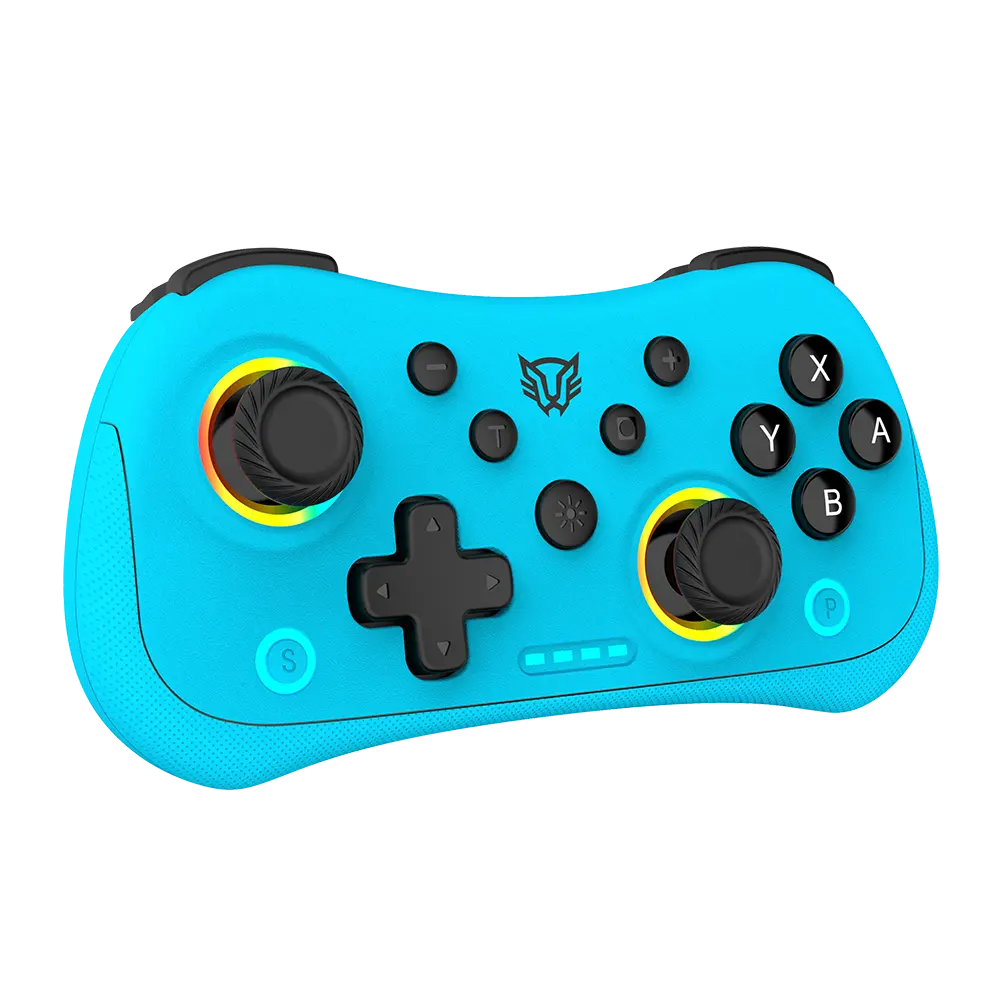 Control Balam Rush Pocket G555 Azender Azul inalambrico Bluetooth Android Nintendo Switch PC iOS RGB
