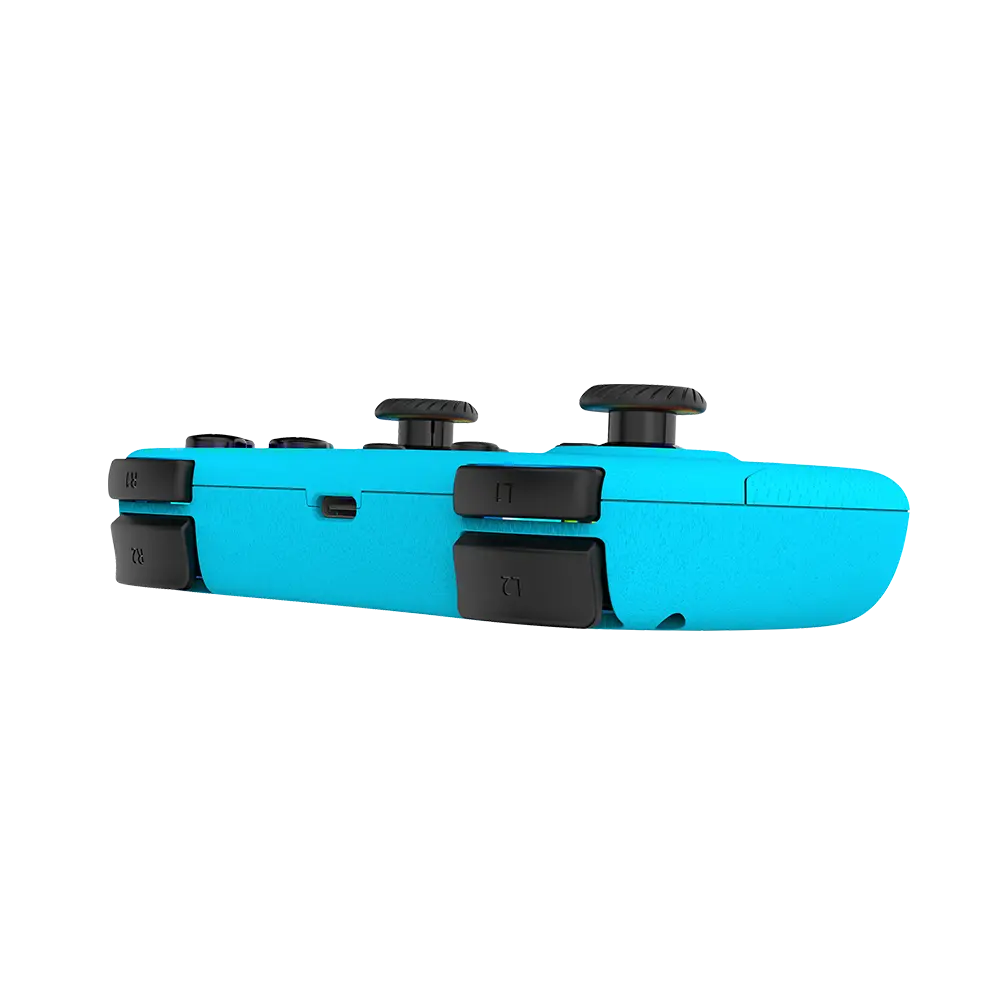 Control Balam Rush Pocket G555 Azender Azul inalambrico Bluetooth Android Nintendo Switch PC iOS RGB