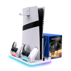 Base Enfriadora Balam Rush para consola PS5 Froost Nexus BE680 Compatible con PS5 PS5 Slim y PS5 PRO estacion de carga para controles