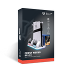 Base Enfriadora Balam Rush para consola PS5 Froost Nexus BE680 Compatible con PS5 PS5 Slim y PS5 PRO estacion de carga para controles